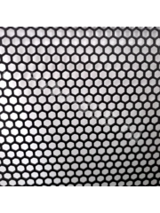 Сетка на решетку радиатора пластиковая чёрная (крупные соты) 1200*400мм фото 1