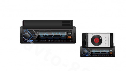 Магнитола автомобильная с держателем под телефон YAKOC 1DIN фото 2