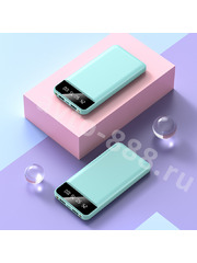 Повербанк 15000 с быстрой зарядкой для телефона портативный DA110 Purple, шт фото 3