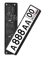 Рамка номера магнитная (пара) 8359E фото 1