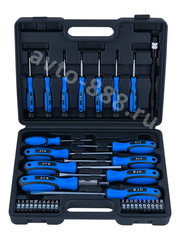 Набор отверток и бит 36 предметов (в кейсе) фото 3