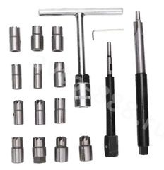 Набор приспособлений для чистки посадочных мест форсунок фото 3