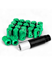 Секретки гайки F651 12*1,5 (16P+4+2, высота 32 мм) зелёный фото 1