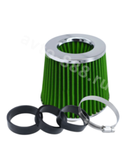 Фильтр нулевого сопротивления воздушный KQL-004 (зелёный) фото 1