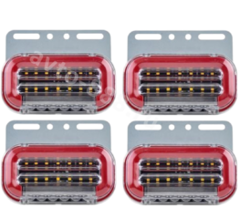 ST-6002 59LED 24V (4шт) красный Фонари габаритные фото 2