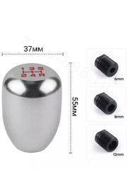 ACS-PDT-022 Ручка КПП с Написание цифр, хром фото 2