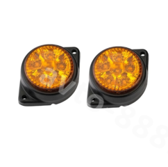 Фонари габаритные жёлтые XY-4004-3 12V/24V (2шт) фото 1