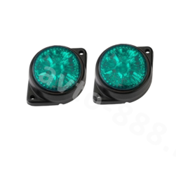 Фонари габаритные зелёные XY-4004-1  12V/24V (2шт) фото 1