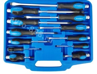Набор ударная отвёртка, кейс EJC (-)(+) 12шт фото 2