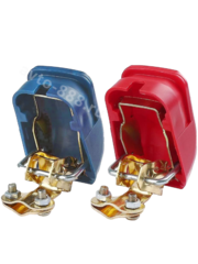 Клеммы для аккумулятора медные (пара) медные фото 1