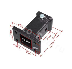 Переходник адаптер фаркопа квадрат 50х50 3394 фото 2