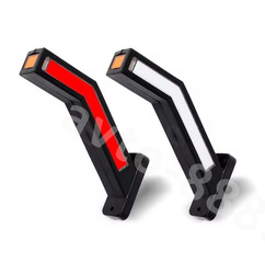 X30 12V/24V (2шт)  Фонари габаритные жёлтый-красный фото 2