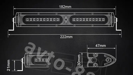 Дневные ходовые огни LR-1122 12V/24V (1шт) фото 4