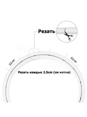Светодиодная лента 5м Т2835  12V жёлтый фото 2