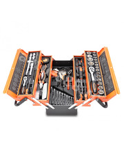 Набор торцевых головок с принадлежностями в чемодане 85 предметов SRUNV фото 1