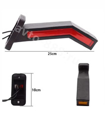 X30 12V/24V (2шт)  Фонари габаритные жёлтый-красный фото 4