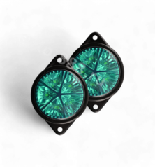 Фонари габаритные зелёные XY-4004-1  12V/24V (2шт) фото 3