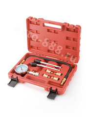 Компрессометр для бензиновых двигателей с набором адаптеров фото 1