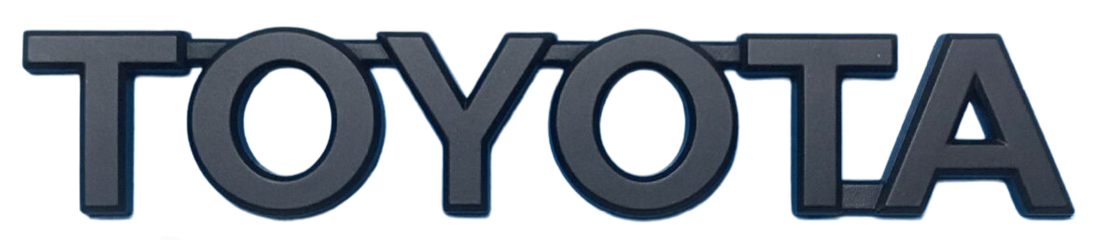 Надпись TOYOTA 105*15mm TL-004 фото 2