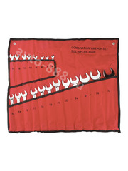 Набор ключей, рожково-накидной 20 предметов (6-32) фото 1