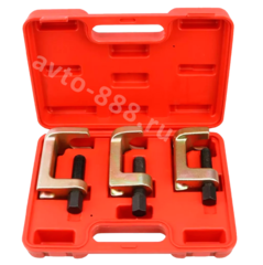 YZ-6032-1 Набор съемников шаровых опор и наконечников рулевых тяг, 3 предмета фото 1