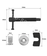 Приспособление для утапливания поршня тормозного цилиндра, 3 предмета фото 4