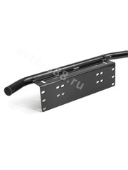 Рамка номера дуга чёрная LK - 005B фото 2