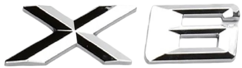 Надпись X6 170*30мм BL-013 фото 4