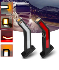 X30 12V/24V (2шт)  Фонари габаритные жёлтый-красный фото 6