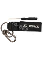 Брелоки на ключи кожа петля-карабин ГАЗ 0395 фото 1