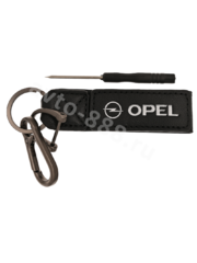Брелоки на ключи кожа петля-карабин OPEL 0395 фото 1