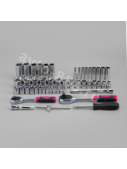 Набор инструментов SRUNV в кейсе 75 предмета зеленый фото 2