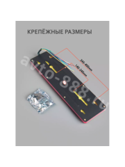 Задние габаритные огни для грузовиков STP-10 24V 47*13.5см (2шт) фото 3