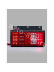 Задние габаритные огни для грузовиков с решеткой STP-01 24V 34.5*20.5см (2шт) фото 2