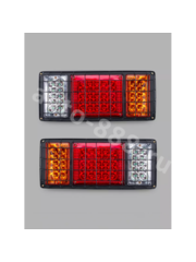 Задние габаритные огни для грузовиков  24V решетка (2шт) фото 9