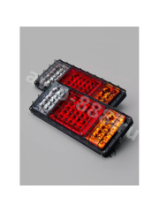 Задние габаритные огни для грузовиков  24V решетка (2шт) фото 8