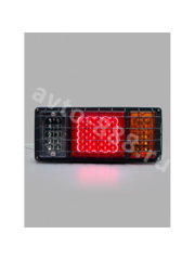 Задние габаритные огни для грузовиков  24V решетка (2шт) фото 5