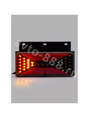 Задние габаритные огни для грузовиков STP-8-1 24V 33*20см (2шт) фото 4