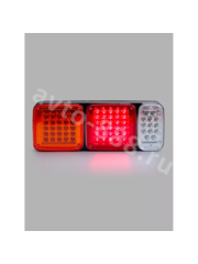 Задние габаритные огни для грузовиков STP-03 24V 41.5*15.5см (2шт) фото 6