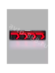 Задние габаритные огни для грузовиков STP-20 24V 45.5*12.5см (2шт) фото 2