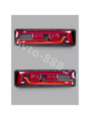 Задние габаритные огни для грузовиков STP-19 24V 46.5*13.5см (2шт) фото 10