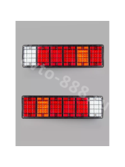 Задние габаритные огни для грузовиков с решеткой STP-22  24V 50.5*14.5см (2шт) фото 12