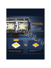 Светодиодная балка (люстра) XY-SMDGB-36W 12V/24V (13.5см) фото 7