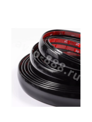 Молдинг чёрный 15 м (25мм) фото 4