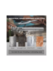 Набор метчиков и плашек, 40 предметов (пластиковый кейс) фото 4