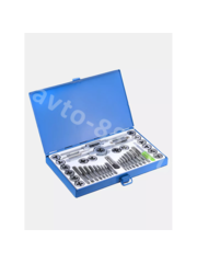 Набор метчиков и плашек, 40 предметов (железный кейс) фото 12