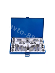 Набор метчиков и плашек, 40 предметов (железный кейс) фото 10