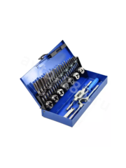 Набор метчиков и плашек, 32 предмета          (железный кейс) фото 3