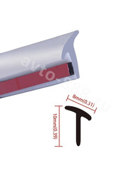 ACS-VNEL-NB50-1 Уплотнитель со скотчем серый, длина 10м фото 1