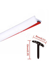 Уплотнитель со скотчем белый, длина 10м фото 1